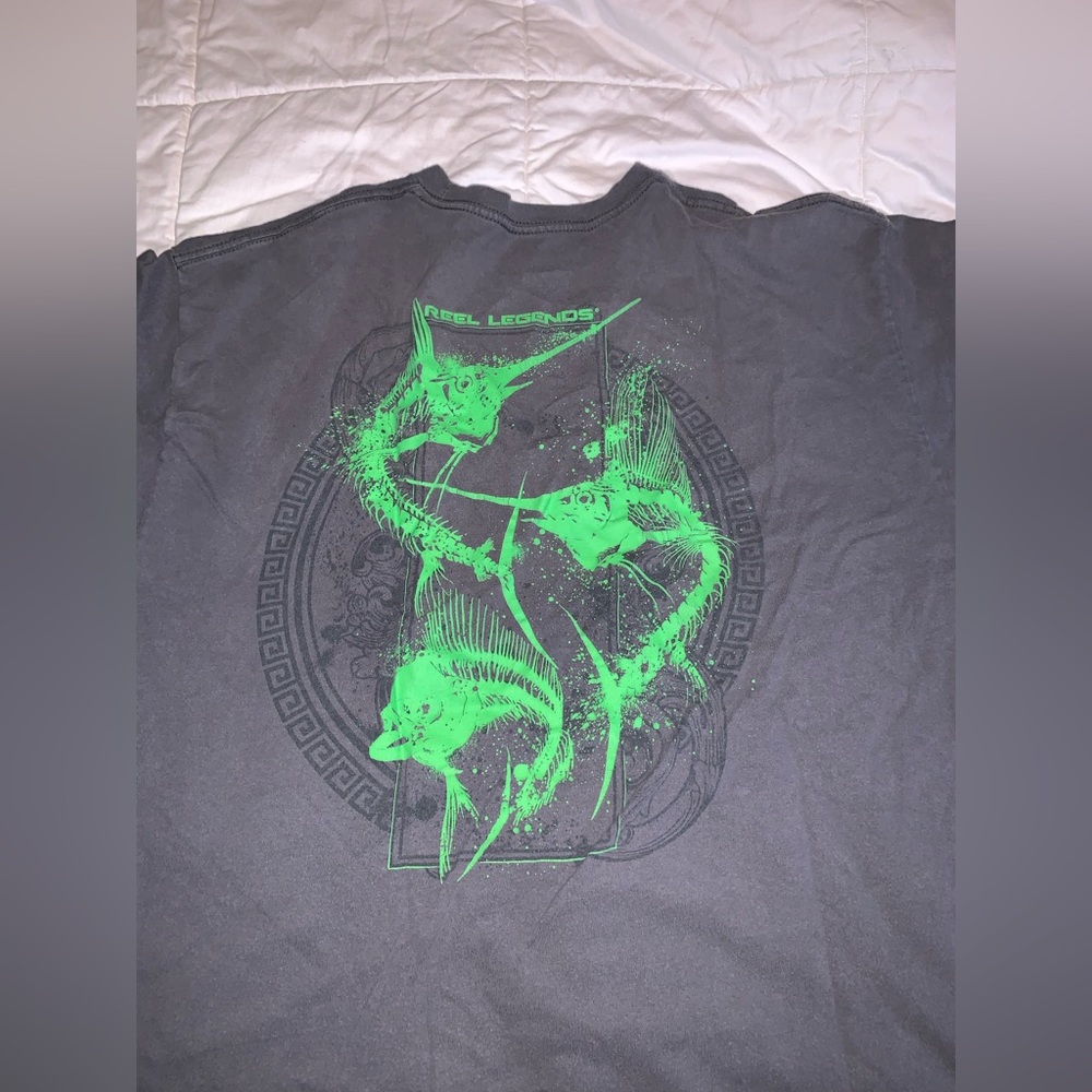 Reel legends men’s short sleeved t shirt.